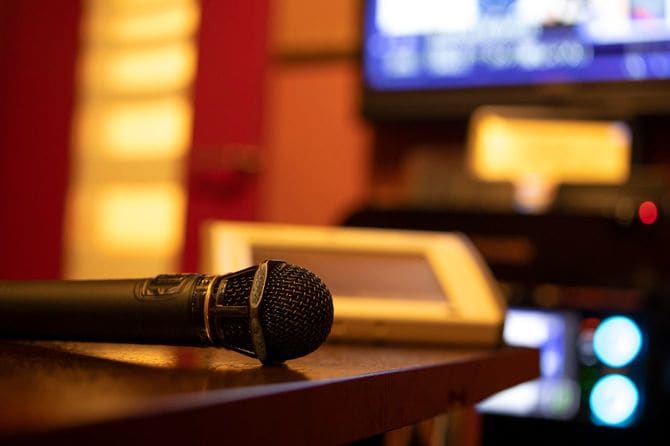 カラオケ用マイク 