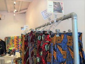 ラハ・ケニアの商品。今年4月に東京で行ったポップアップストアで