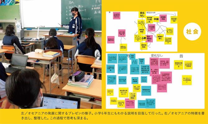 社会の授業風景