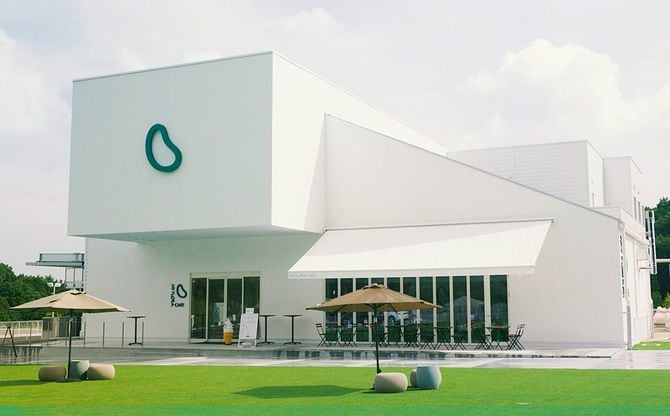 広島空港の近くにある野村乳業の工場