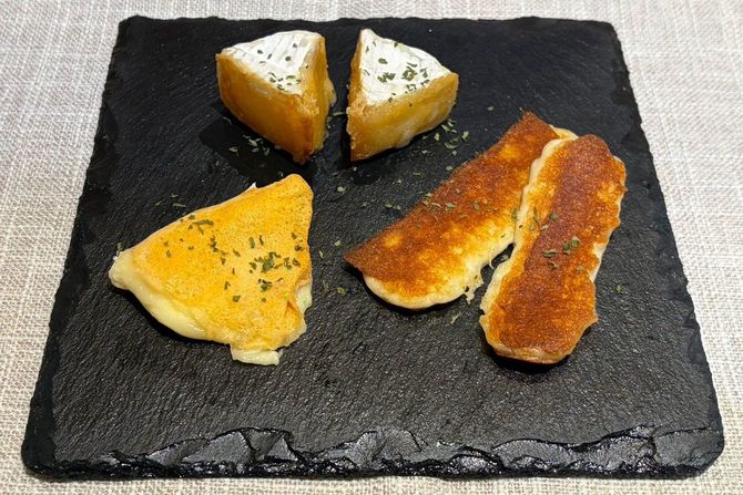 3種類の焼きチーズ