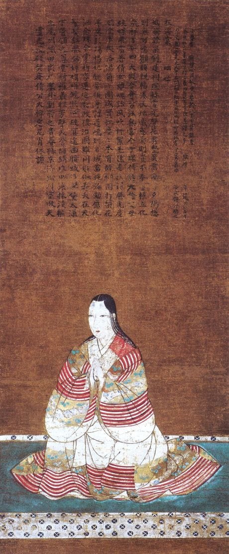 細川昭元夫人・お犬の方だといわれている肖像画（竜安寺所蔵）