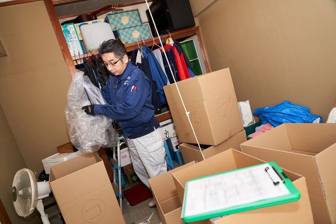 石見良教さんの現場での様子
