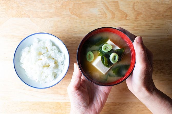 ご飯とみそ汁