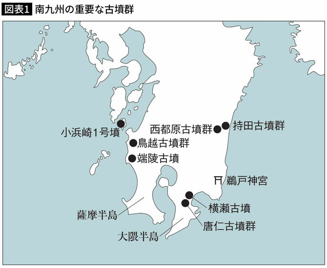 南九州の重要な古墳群