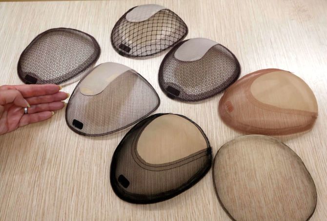 通気性の良い女性向けウィッグのベースネット