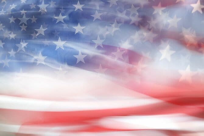 アメリカ国旗の抽象的な背景