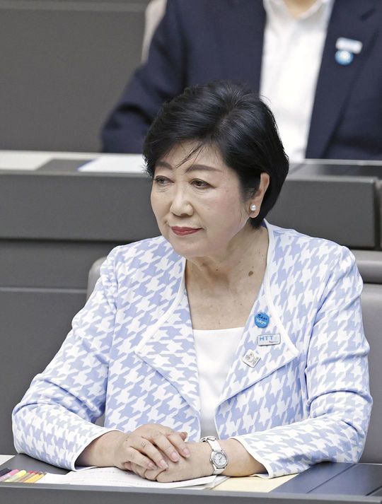 小池氏の「神通力」も失われた（2期目最後となる都議会定例会に出席した東京都の小池百合子知事、2024年5月29日）