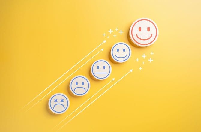 さまざまな表情のアイコン