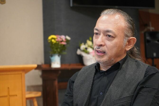 “どん底”の時代について語る進藤牧師