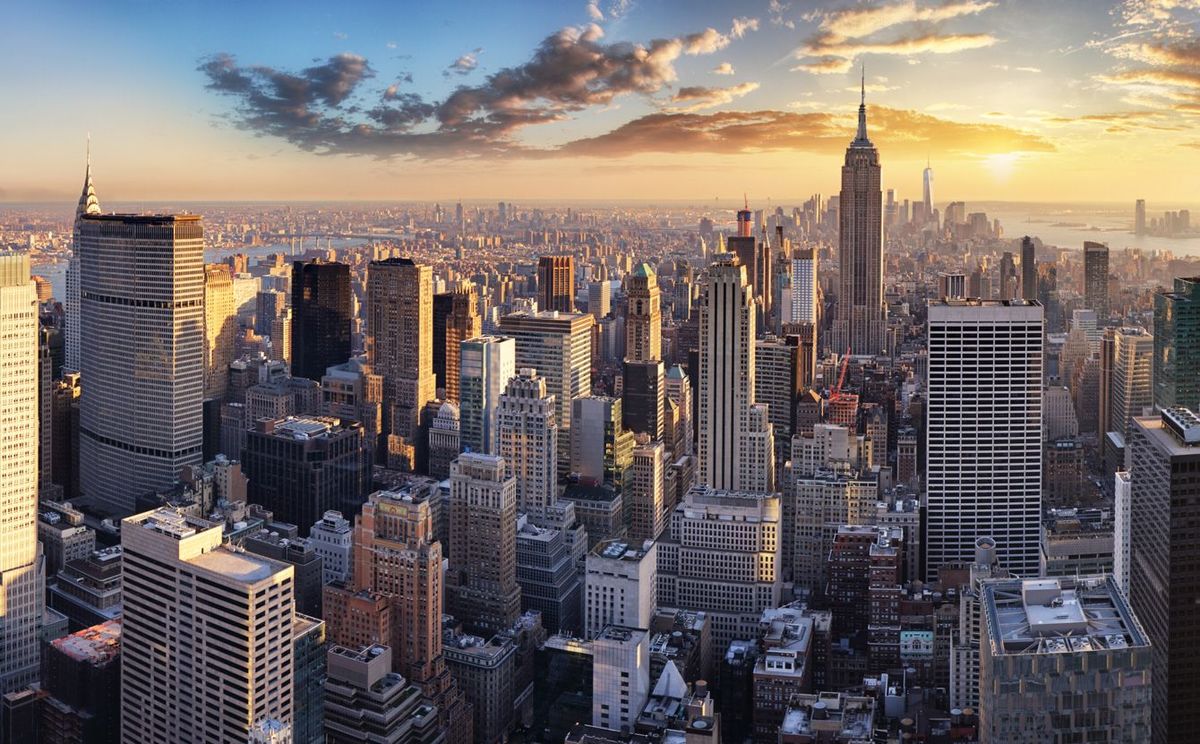 ニューヨークの都市の風景