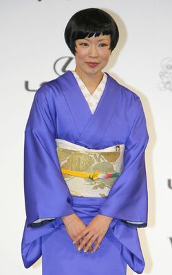 2014年12月1日、「VOGUE JAPAN Women of Our Time」を授賞した椎名林檎さん。東京都港区（写真＝時事通信フォト）
