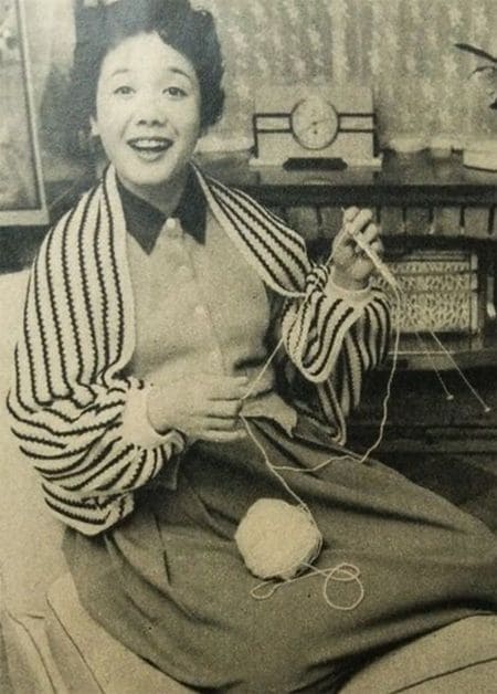 歌手引退2年前の笠置シヅ子