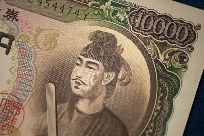 聖徳太子の描かれた一万円札
