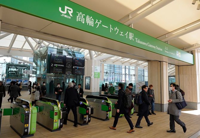 開業したJR山手線の新駅「高輪ゲートウェイ」駅
