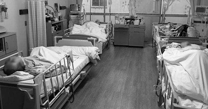 意識なく延命されている患者さんたちが病棟を埋めていた