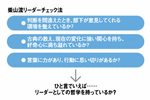 柴山流リーダーチェック法