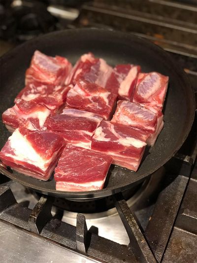 1日目「豚の角煮」調理