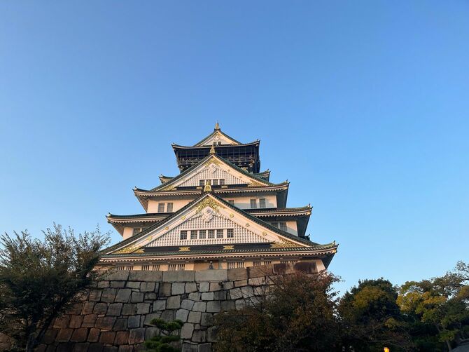 現在の大阪城天守閣