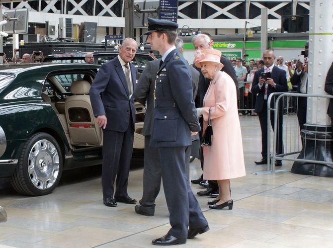 女王と共にロンドン市内でのイベントに参加したフィリップ殿下