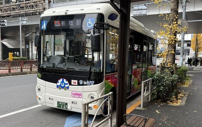 EVモーターズ・ジャパンの車両を導入している東京都港区のコミュニティバス「ちぃばす」