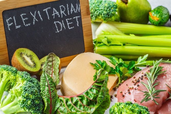 フレキシタリアン・ダイエットで口にする食事のイメージ