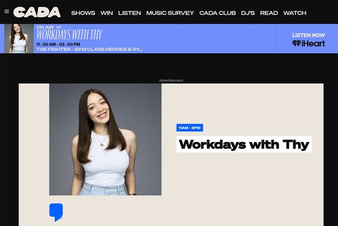 CADA「Workdays with Thy」公式サイトより