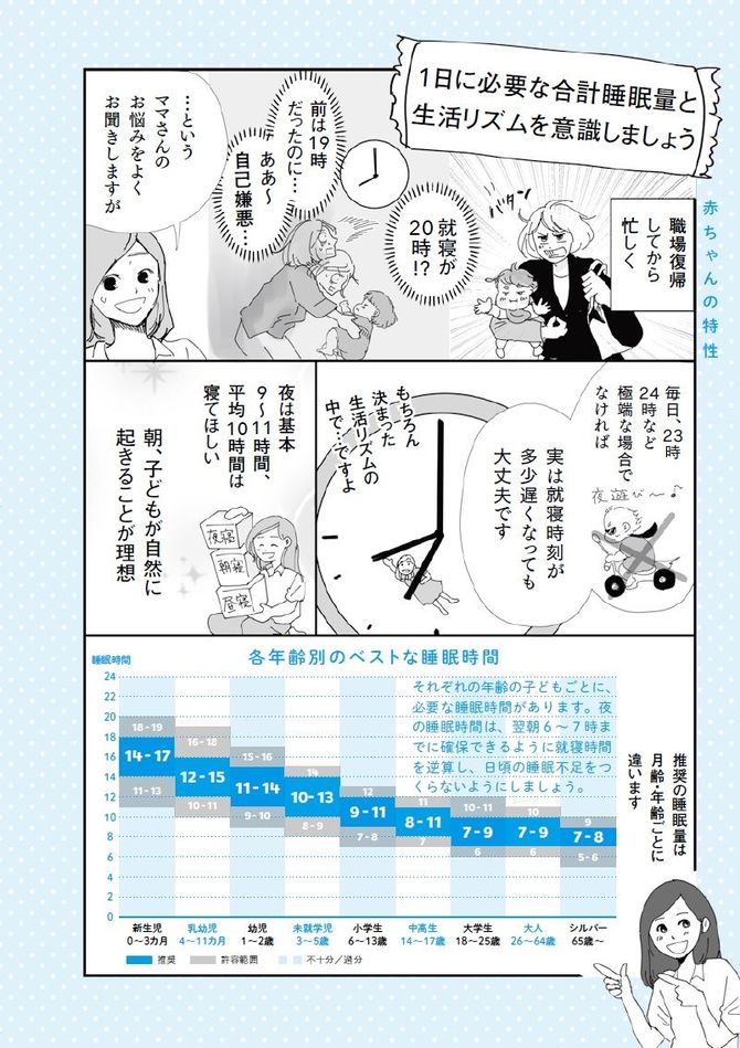 『マンガで読むぐっすり眠る赤ちゃんの寝かせ方 』