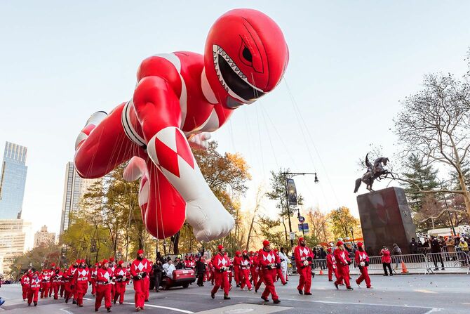 ニューヨーク、メイシーズ感謝祭のパレード