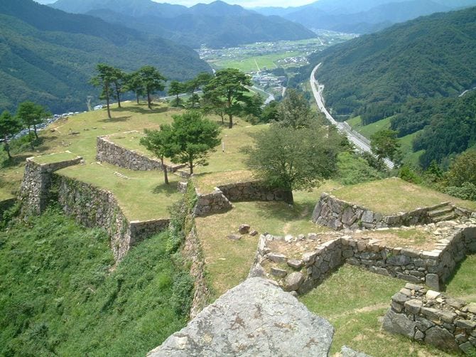 夏の竹田城