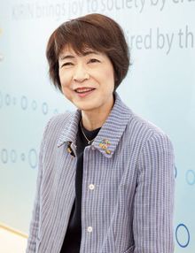 キリンホールディングス 常務執行役員 坪井純子さん