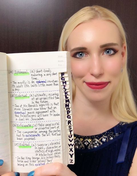 全て英語で作成している単語帳