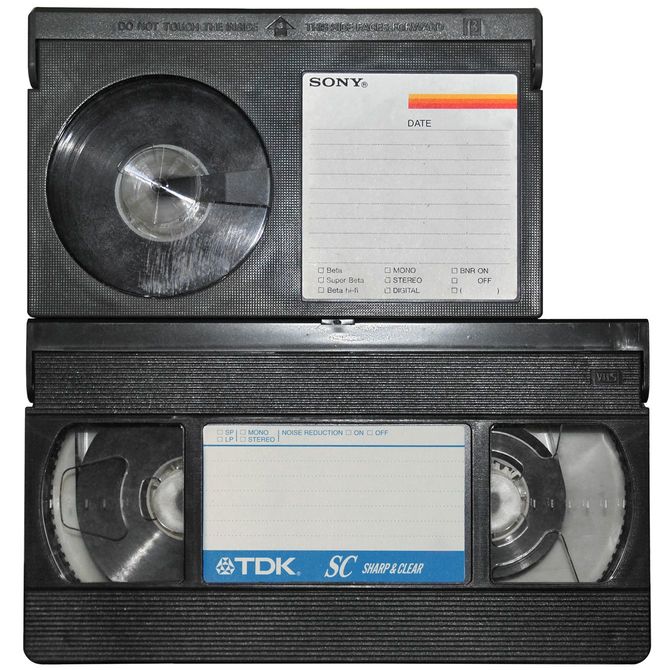 ベータマックスとVHS
