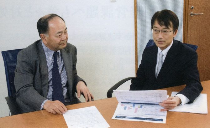 本間良輔氏と著者（2010年頃）