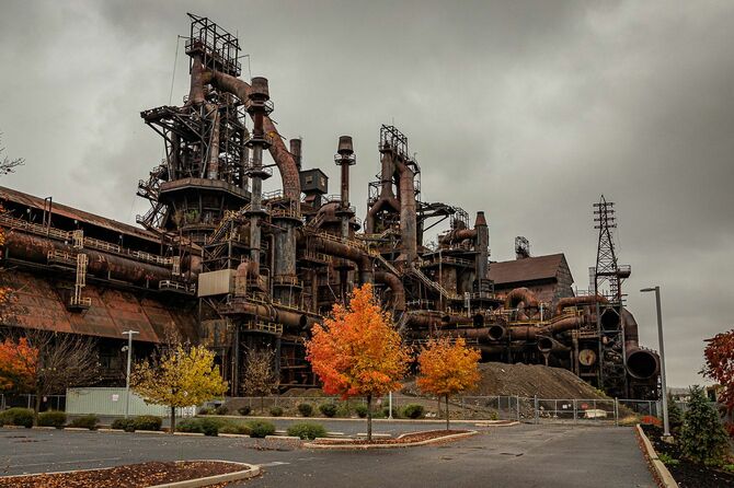 ペンシルバニア州ベツレヘムの放棄された製鉄所