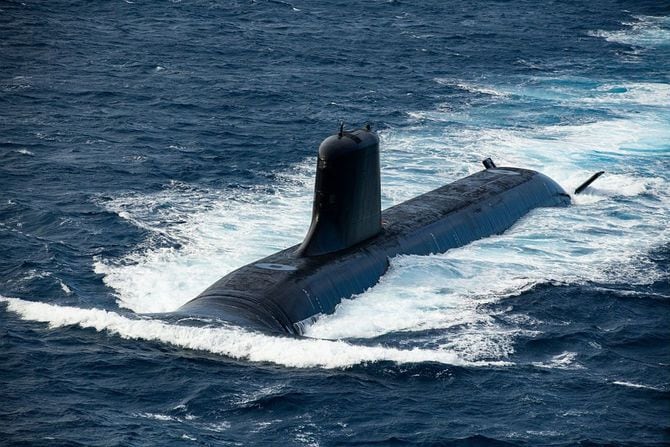 フランス海軍が運用する「バラクーダ」級潜水艦