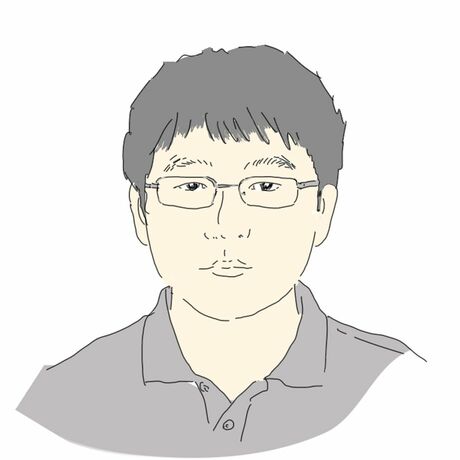 テンプレ感ある「清潔感」のない外見(ChatGPTで生成した後、手描きしています)