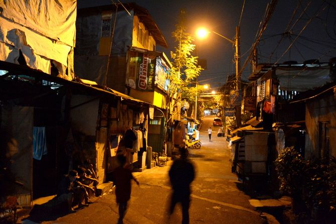 マニラのスラム街