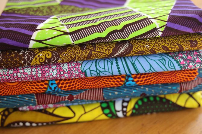 独特な色柄が個性的なアフリカンプリント