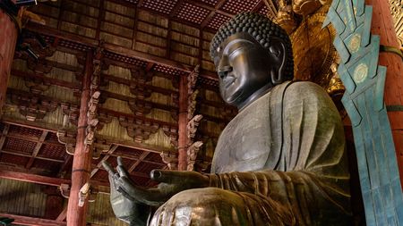 来場者からどよめき…東大寺大仏の