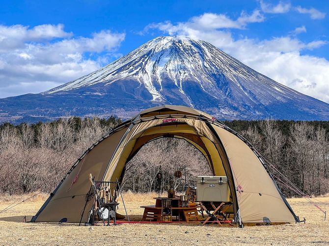 新井さんは「キャンプは非現実の世界」と話す