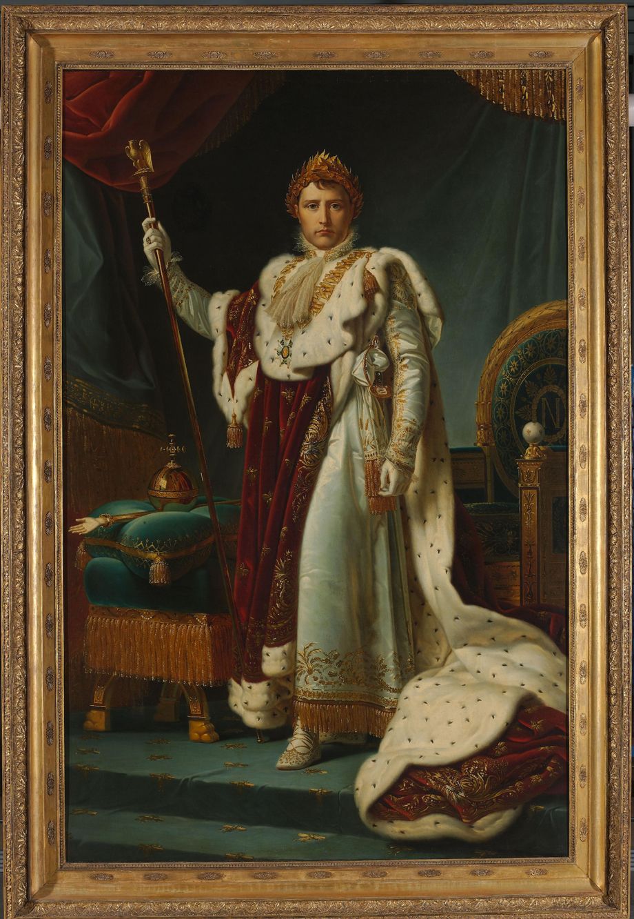 ここ3点　クリスマスプレゼントを運ぶソリ、ナポレオン皇帝像、肖像 戴冠式の皇帝ナポレオン 文化遺産オンライン