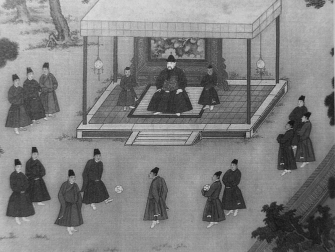 古代中国の蹴鞠