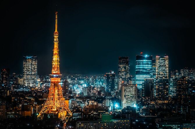 東京タワーの見える夜景
