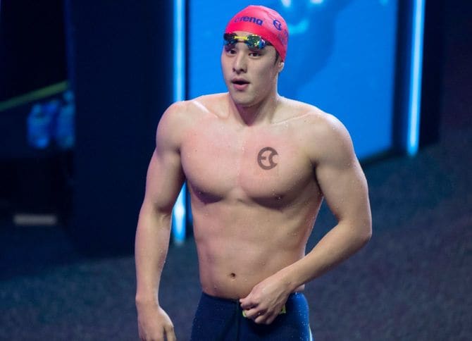 瀬戸大也選手。2019 国際水泳リーグ 決勝大会 男子 200m 個人メドレーにて