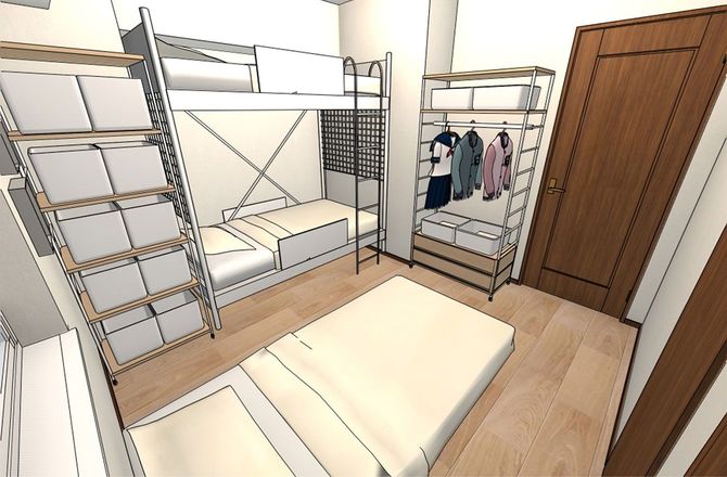 「子ども寝室」