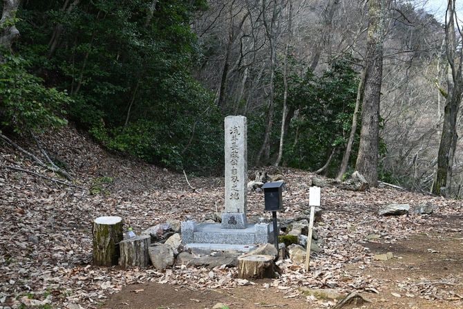 小谷城にある浅井長政が切腹したという赤尾屋敷跡