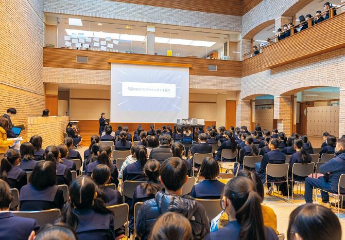 BOTTOプロジェクト発表会の様子