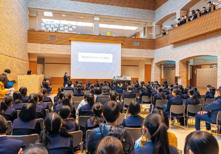 BOTTOプロジェクト発表会の様子