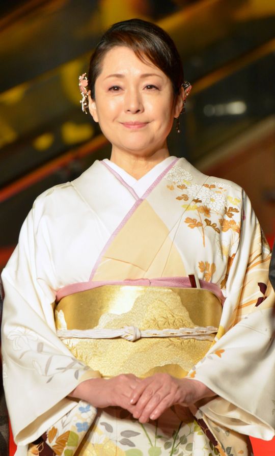 映画『空海 -KU-KAI- 美しき王妃の謎』のジャパンプレミアで、レッドカーペットに登場した女優の松坂慶子さん（＝2018年1月15日東京都港区のTOHOシネマズ六本木）